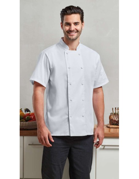 PRE-PR902-Veste de cuisinier à manches courtes Coolchecker® 2